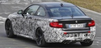 Фотошпионы засекли купе BMW M2 в серийном кузове